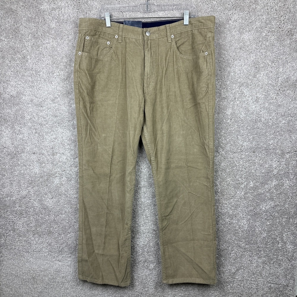 Cremieux Austin Mens Straight Fit Corduroy Pants Wheat Tan‎ 38x29 NWT